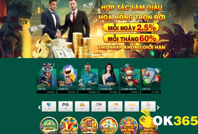 Ưu điểm thu hút người chơi đến với nhà cái Ok365