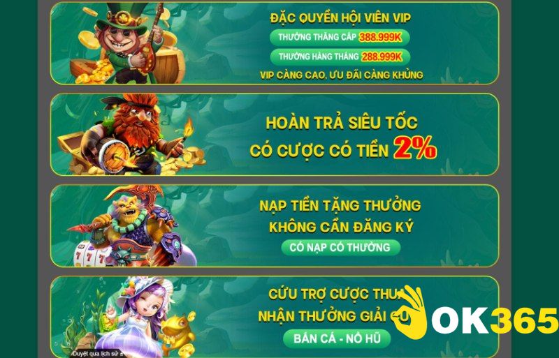 Sân cược liên tục tung ra khuyến mãi hấp dẫn 