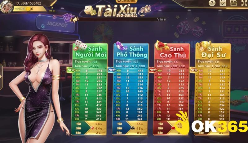 Kinh nghiệm chơi tài xỉu Ok365 dễ thắng 